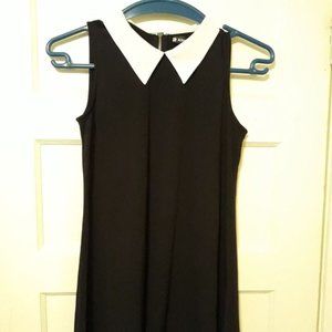 Black and White A-line Dress